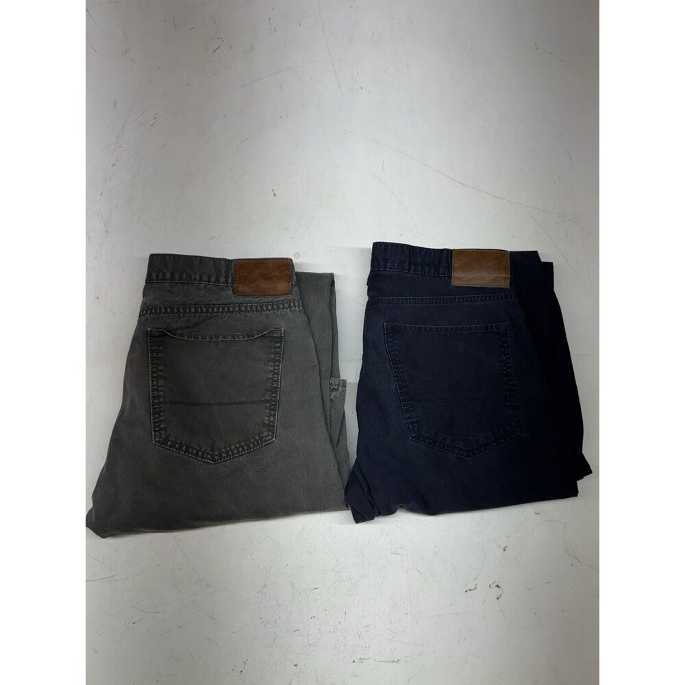 Lot Of 2 Dockers Straight Fit Chino Khaki Pants Men’s 34x33 Casual Preppy
